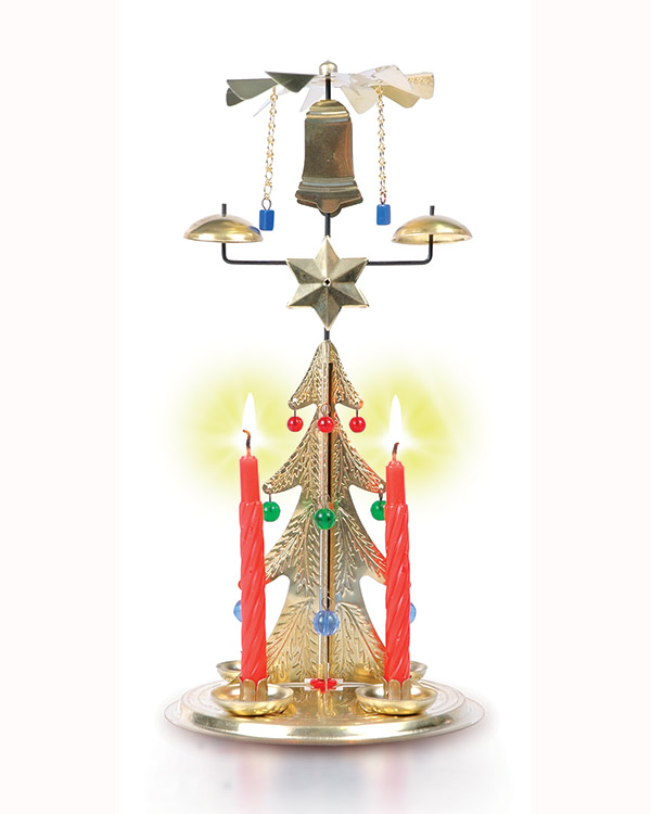 Česká obnovená výroba Andělské zvonění - Zvonící stromek ZLATÝ Česká obnovená výroba