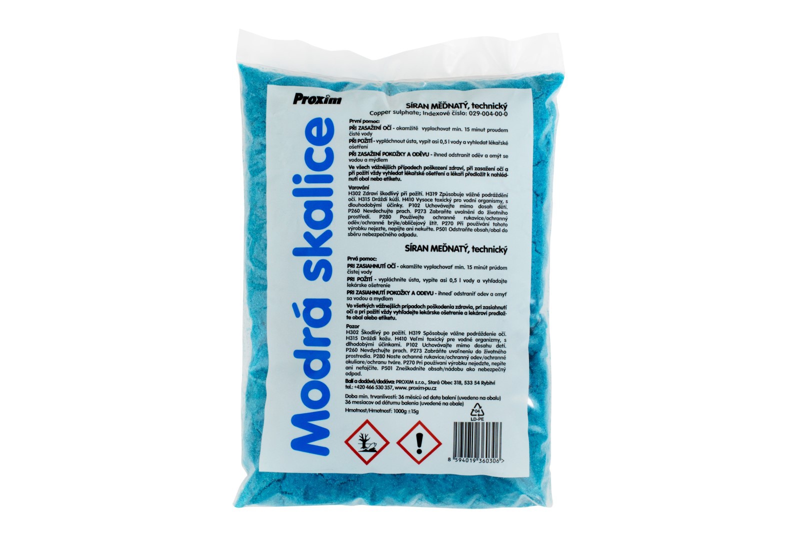 PROBAZEN Modrá skalice 1 kg Proxim