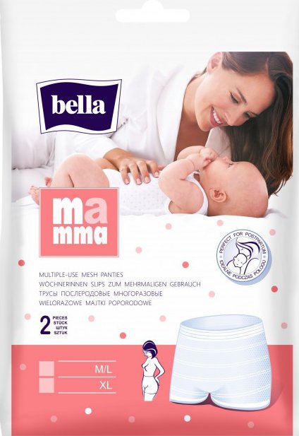 Bella Happy Bella Mamma síťované kalhotky M-L (2ks) Darjeeling.cz
