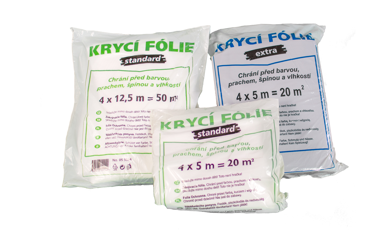 Zakrývací folie 4x5 m