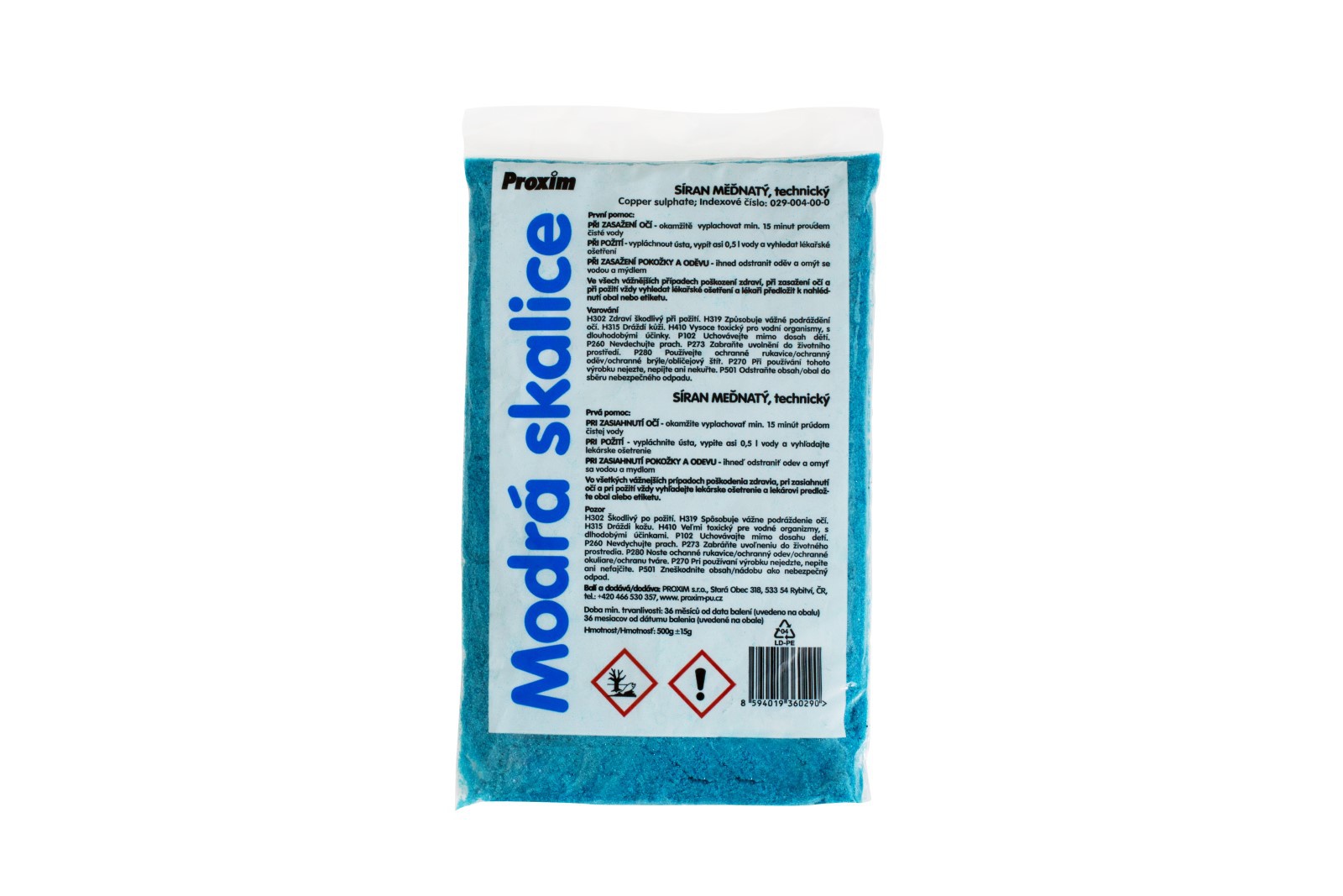 Proxim Modrá skalice 500 g Proxim