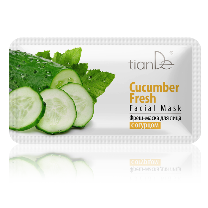 SLEVA - Osvěžující pleťová maska s okurkou TianDe-shop-eu