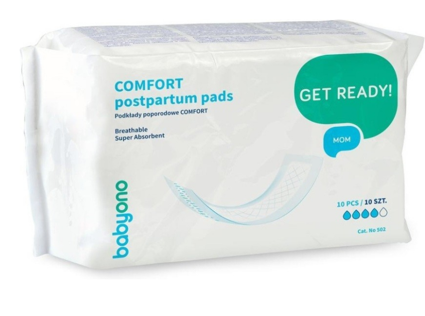 BabyOno poporodní vložky 10 ks Darjeeling.cz