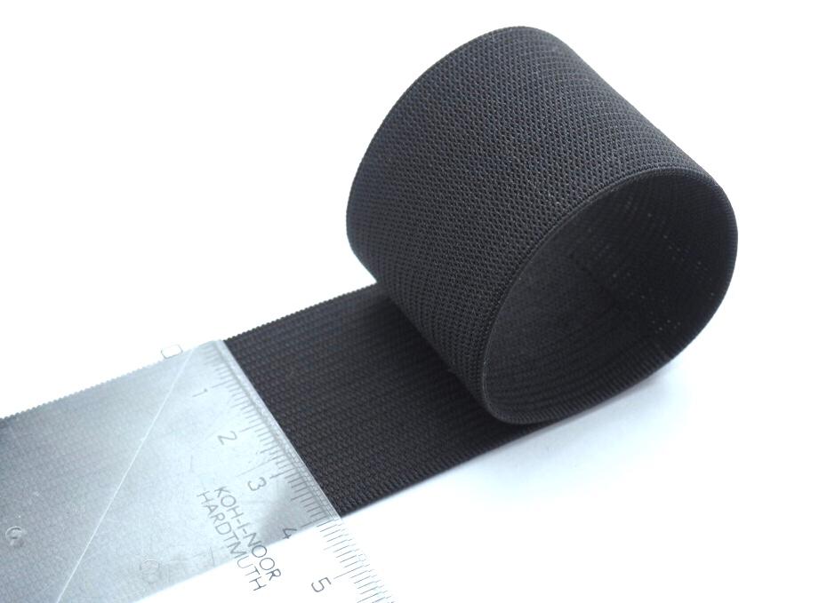 Pruženka tkaná 4 cm černá