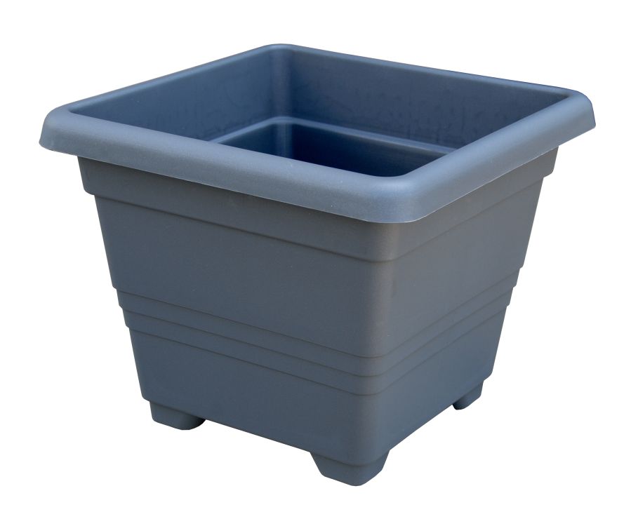 Plastia Květináč Begonia 25 - antracit Plastia