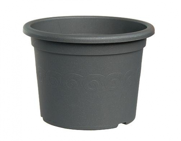 Plastia Květináč Narcis 23 - antracit Plastia