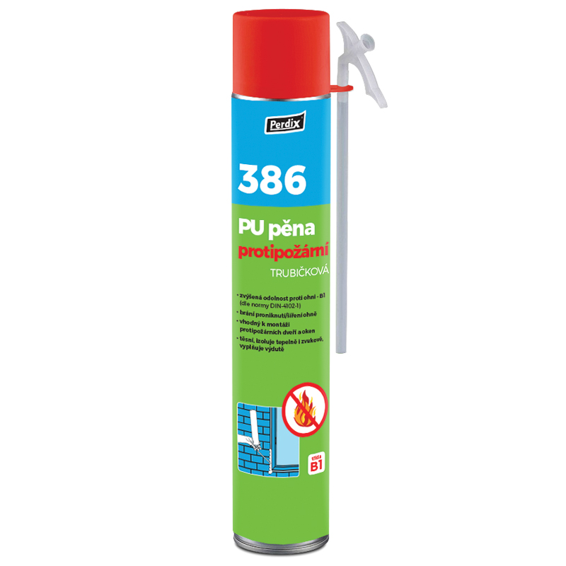 PERDIX 386 PU pěna protipožární trubičková 750 ml Distrimo-cz