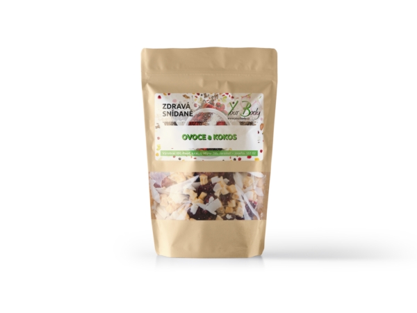 Zdravá snídaně - OVOCE a KOKOS 50g IDC-FOOD s.r.o.