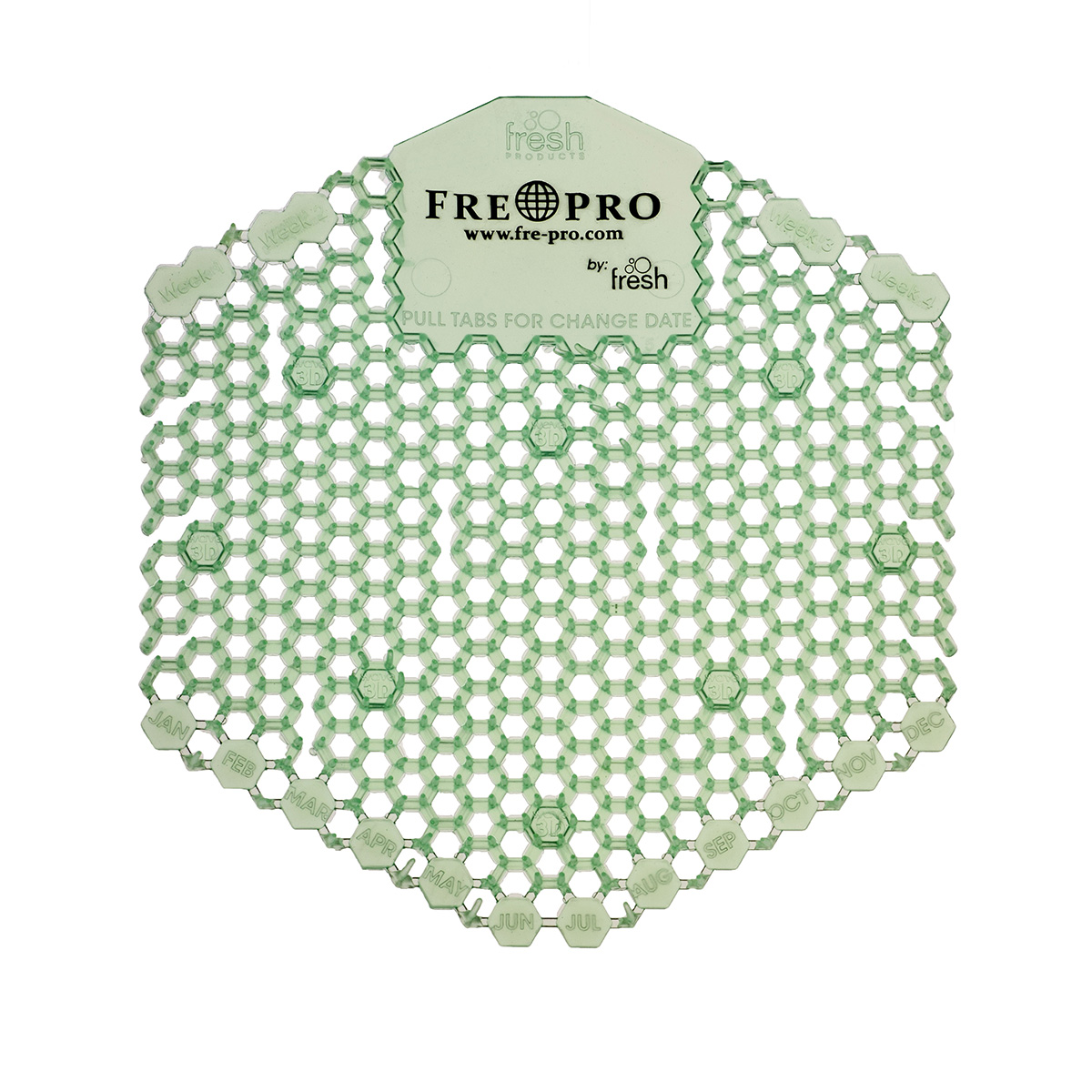 Fre Pro Pisoárové sítko WAVE 3D – 2 ks v balení Vůně: Coastal - (zelená) NOVINKA ! Fre Pro