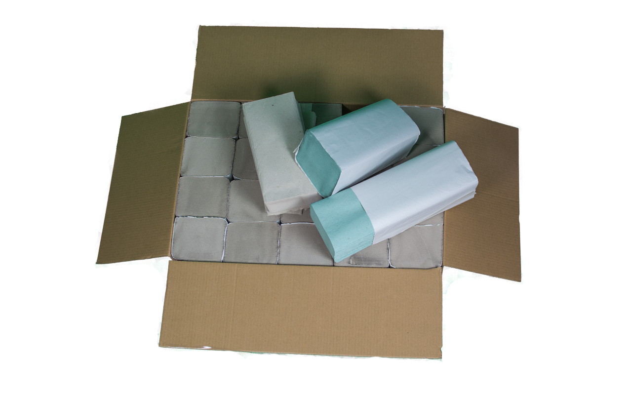 Ručník papír/ Z-Z zelený