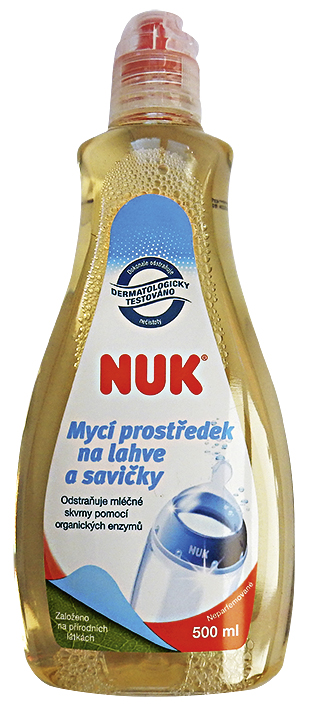 NUK mycí prostředek na lahve a savičky500ml Darjeeling.cz