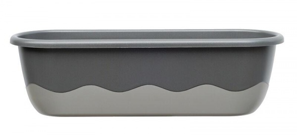 Plastia Samozavlažovací truhlík Mareta 60 - sv. + tm.antracit Plastia