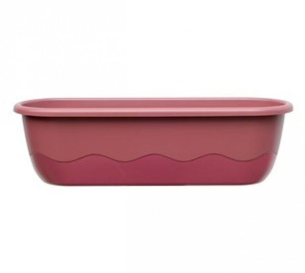 Plastia Samozavlažovací truhlík Mareta 60 - růžová+vínová Plastia