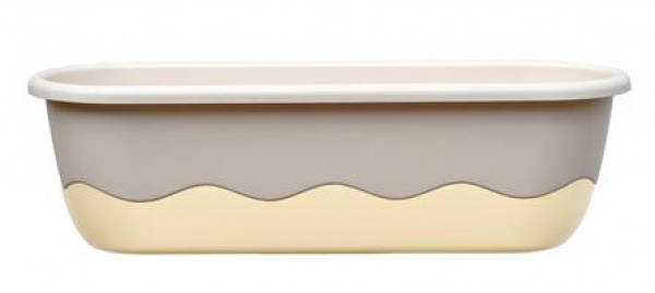 Plastia Samozavlažovací truhlík Mareta 80 - sv.+tm. slonová kost Plastia