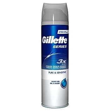 Gillette Pure a sensitive gel 200ml Papermax-cz