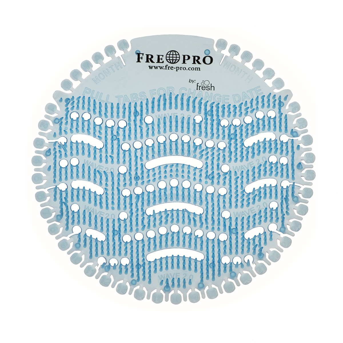 Fre Pro Pisoárové sítko WAVE 2.0 – 2 ks v balení Vůně: Bavlna (modrá) Fre Pro