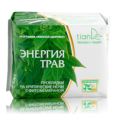 TianDe Noční menstruační vložky Energie bylin TianDe-shop-eu