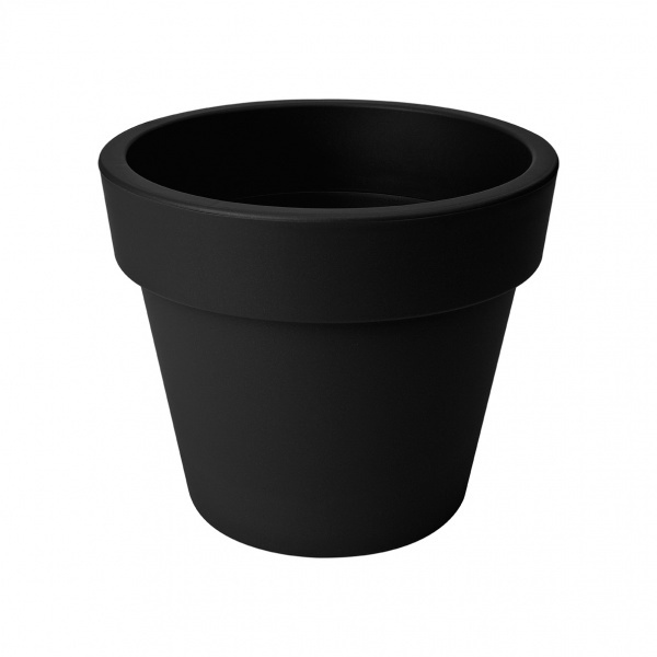 elho green basics top planter 40 - living black Elho
