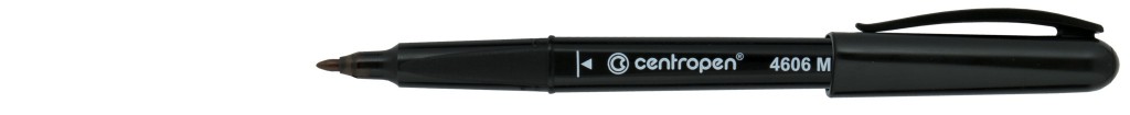 Popisovač Centropen 4606 na CD/DVD černá šíře 1mm Papermax-cz