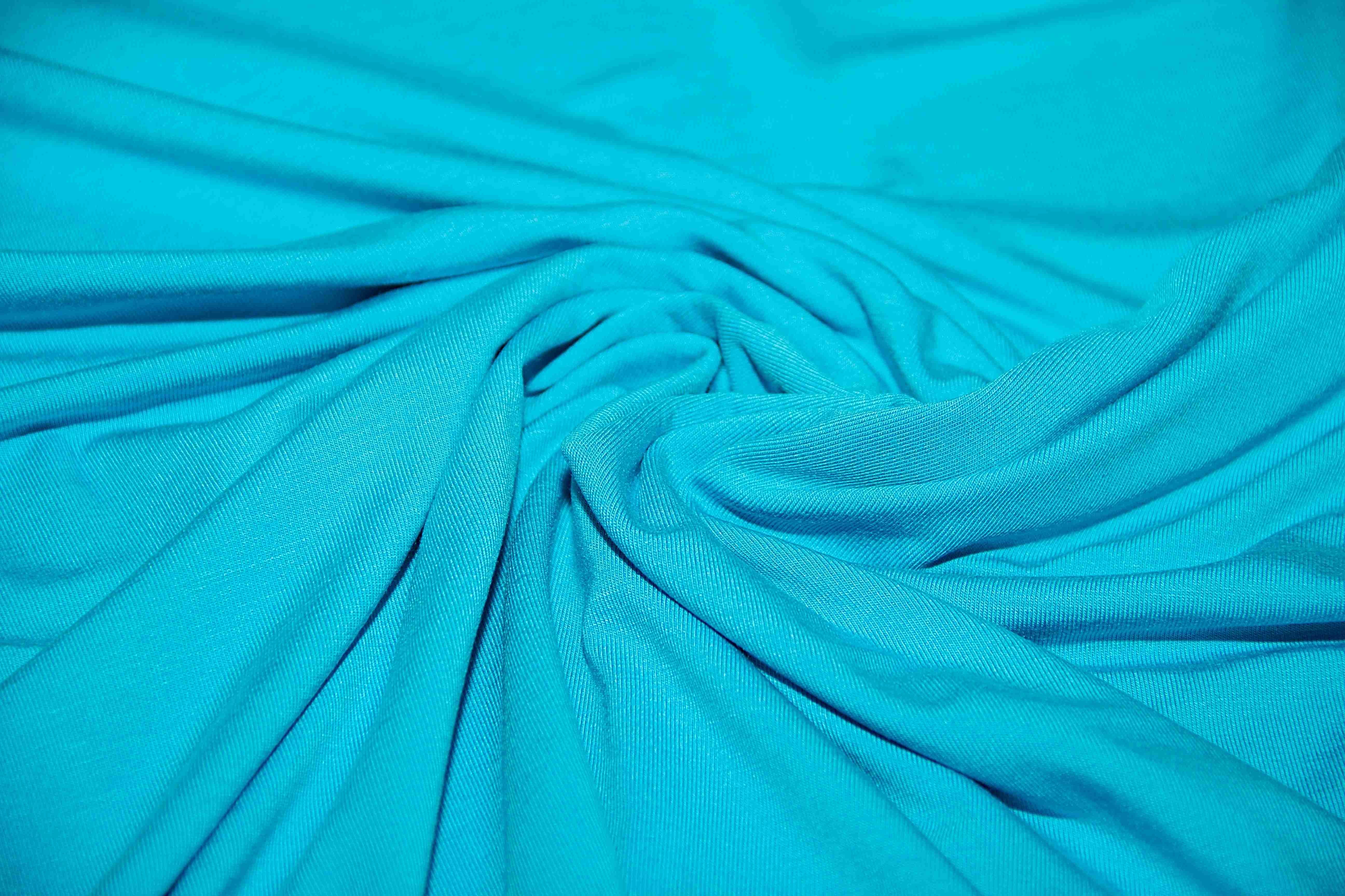 Bambusový úplet tyrkysový