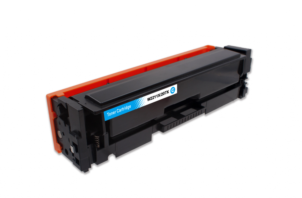 Alternativa DragonToner Hewlett Packard  HP 207X W2211X - toner cyan pro tiskárny HP 2450 stran bez čipu DragonToner