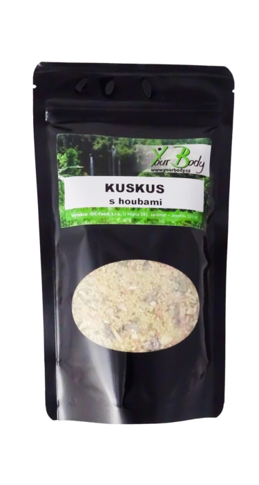 Kukuřičný kuskus s houbami 300g IDC-FOOD s.r.o.