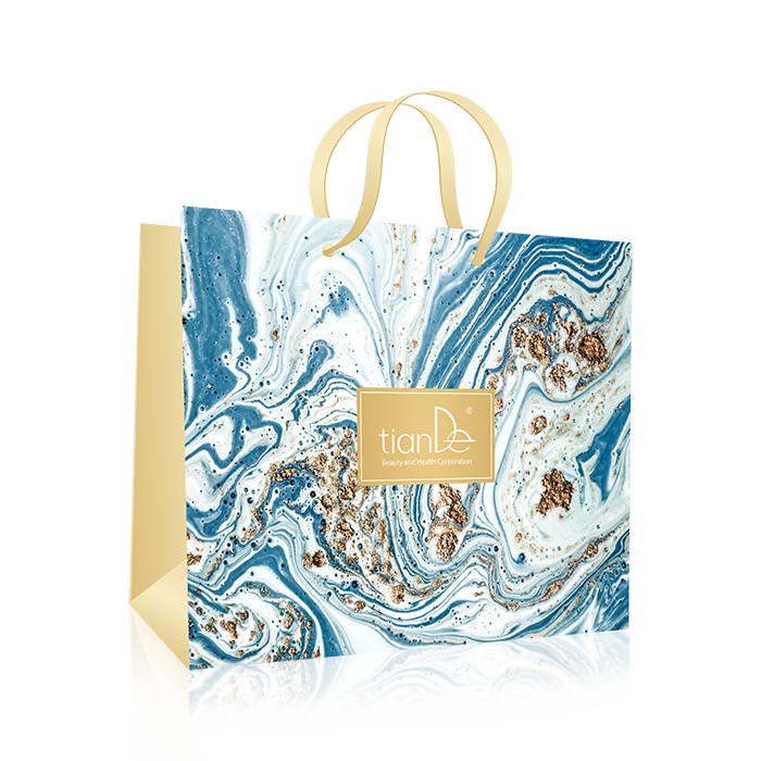 Papírová taška Coast of Azure TianDe - modrá TianDe-shop-eu