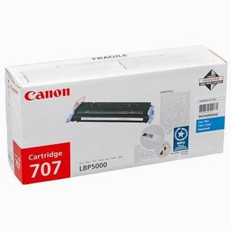 Toner Canon č.707 - CRG-707C (Azurový) - originální Canon