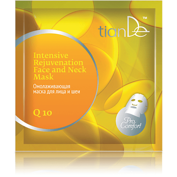 TianDe Intenzivní omlazující maska na obličej a krk Q10 TianDe-shop-eu