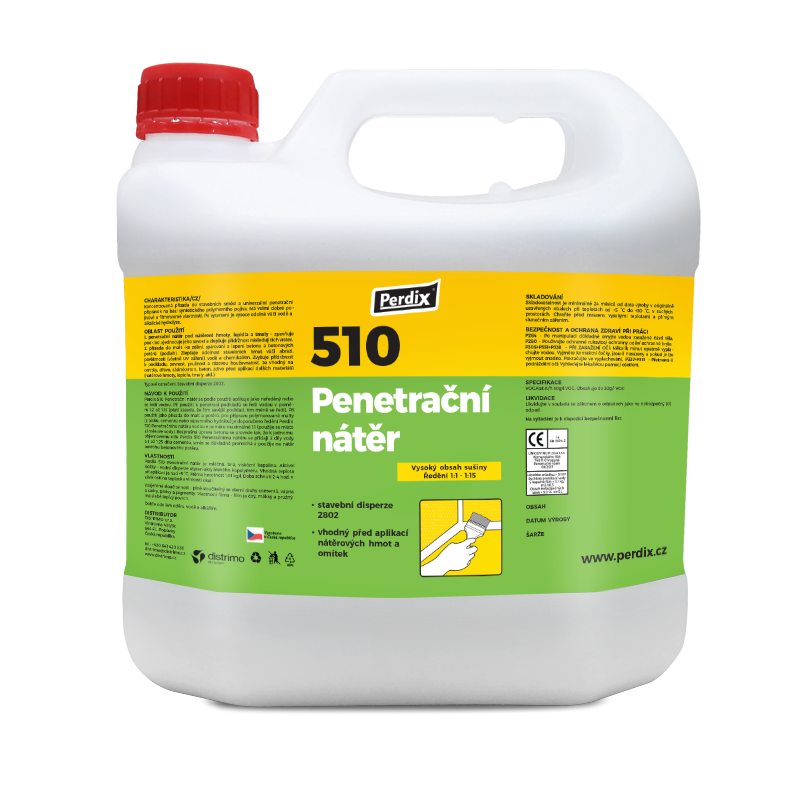 Perdix – 510 Penetrační nátěr 3l – bílý Distrimo-cz