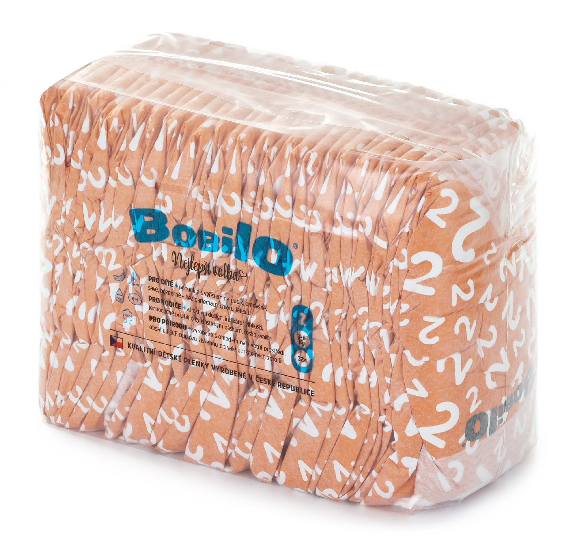 Plenky Bobilo vel. 2 (3-6 kg) 32 ks Darjeeling.cz