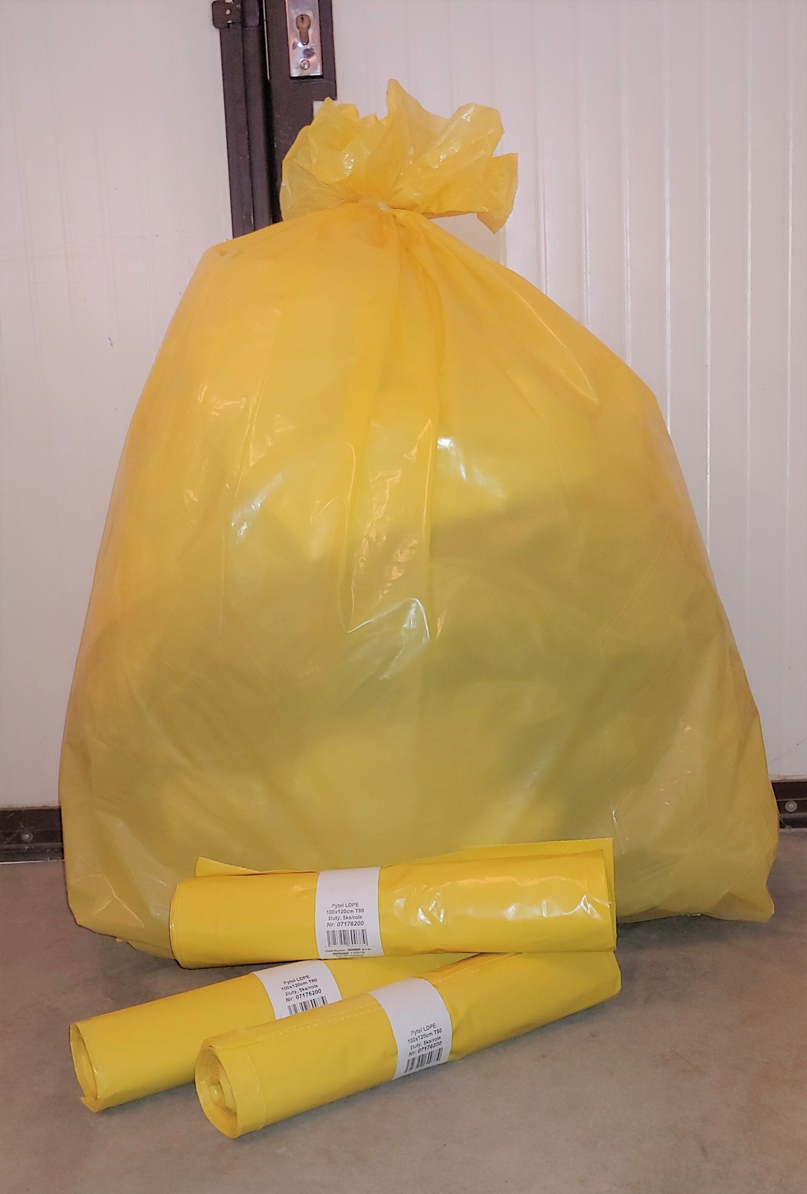 Pytle na plasty 100x120cm