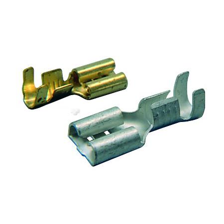 GPH PK 6-F 608 Konektor plochý lisovací MOSAZ 100 KS GPH