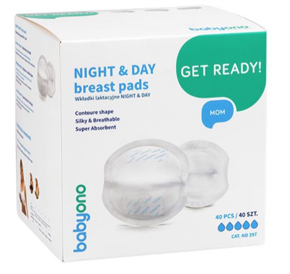 BabyOno Prsní vložky Night&day 40 ks Darjeeling.cz