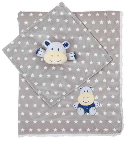 BabyOno Deka ovečka + mazlíček 75cm x 100cm Barva: šedá Darjeeling.cz