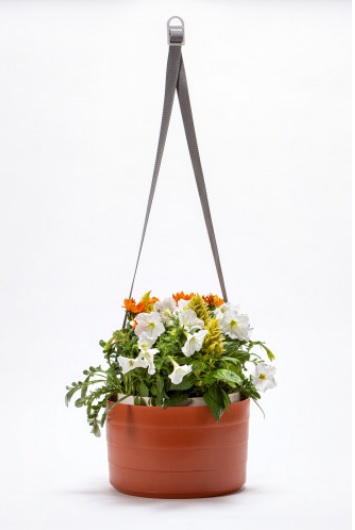 Plastia Žardina samozavlažovací Berberis - terakota + slonová kost 26 cm Plastia