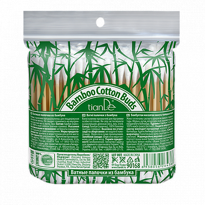 SLEVA - Vatové tyčinky z bambusu TianDe-shop-eu