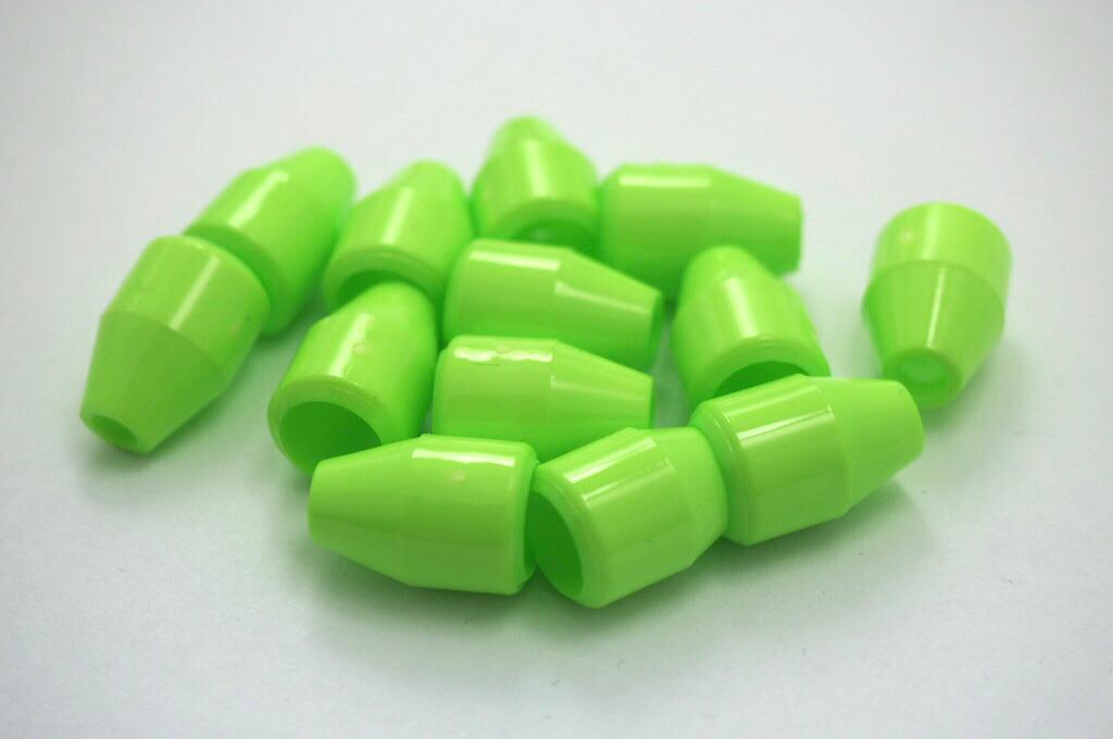 Koncovka na šňůru plastová Barva: neonová zelená