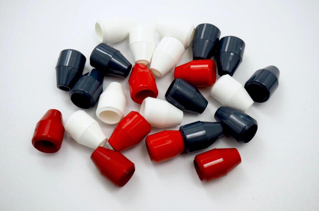 Koncovka na šňůru plastová Barva: khaki