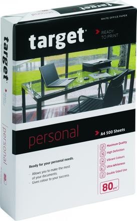 Kancelářský papír A4 80g bílý 500 listů TARGET Personal Papermax-cz