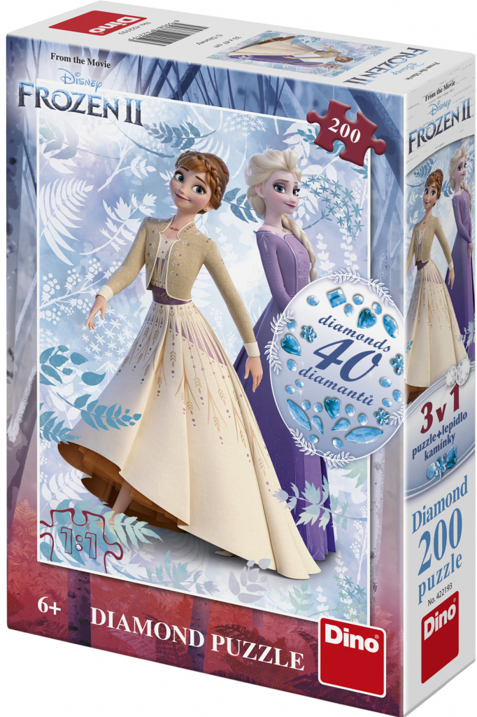 Dino Ledové království II diamond 200 dílků Darjeeling.cz