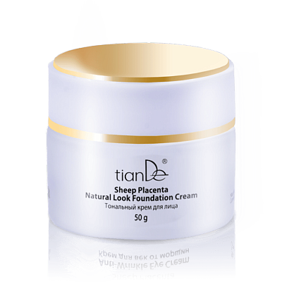 TianDe Sheep placenta Tónovací krém na obličej (tmavý) TianDe-shop-eu
