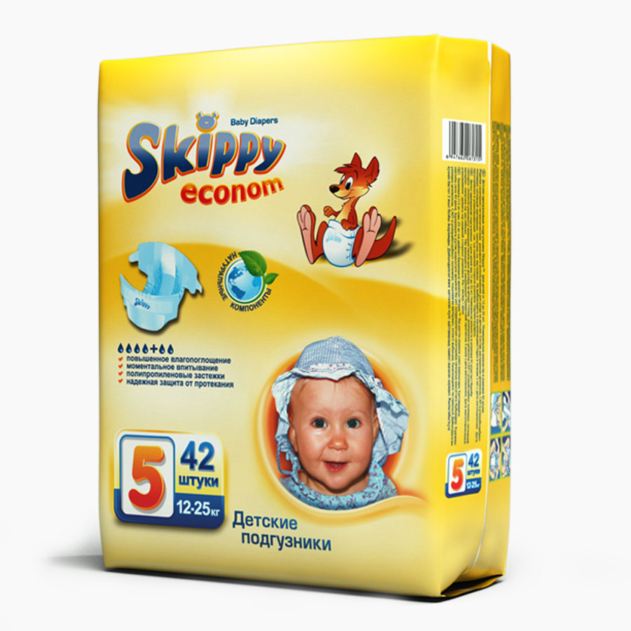 Skippy Econom Vel. 5 (12-25 kg)