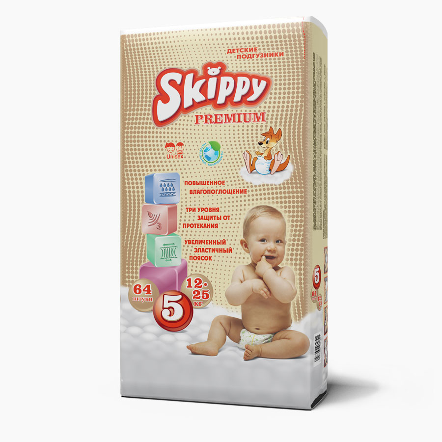 Skippy Premium Vel. 5 (12-25 kg)