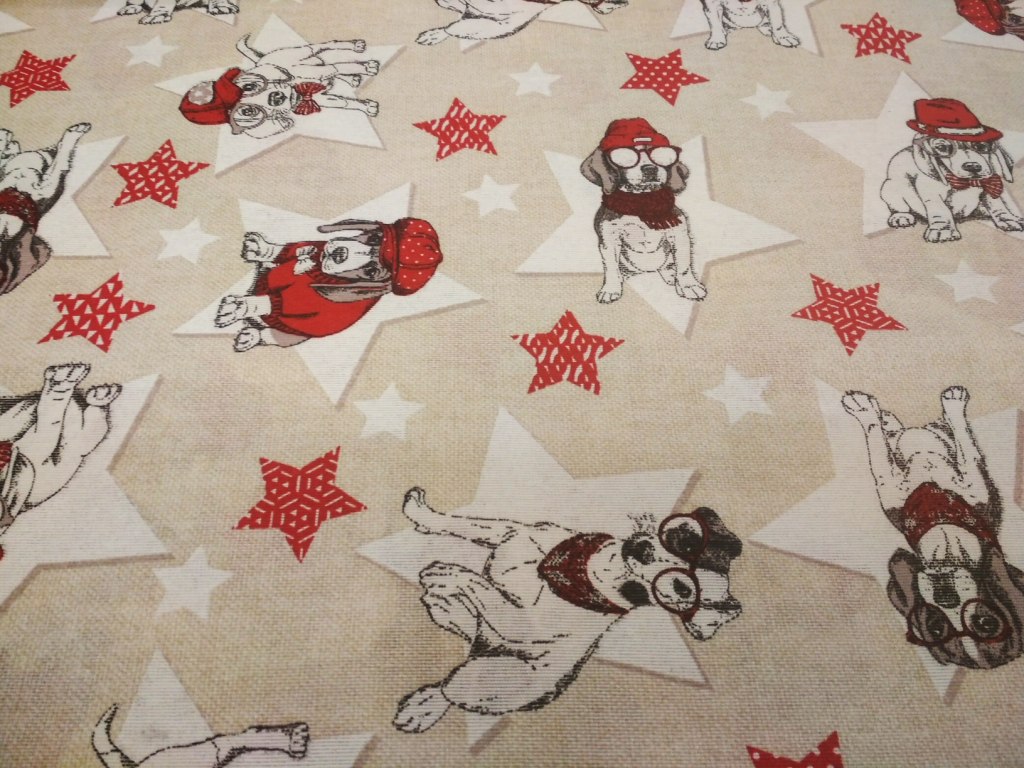 Bavlna režná Star Dogs