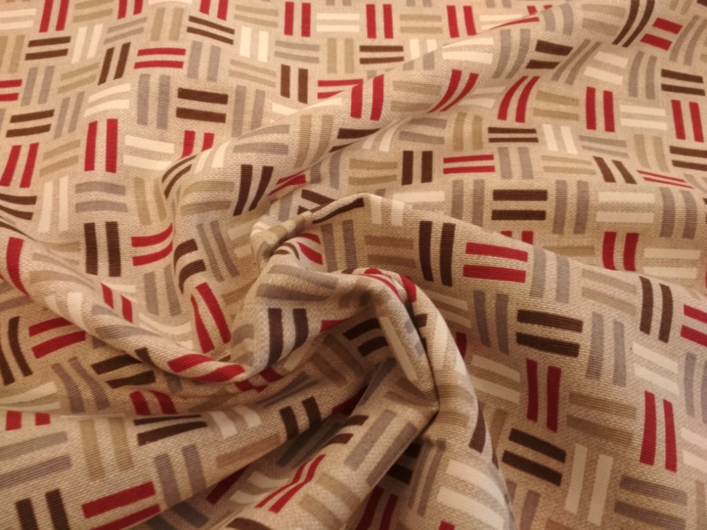 Bavlna režná barevné čárky