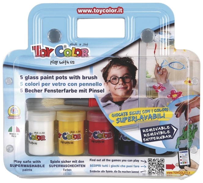 Barva na sklo Toycolor 25 ml 5ks Papermax-cz