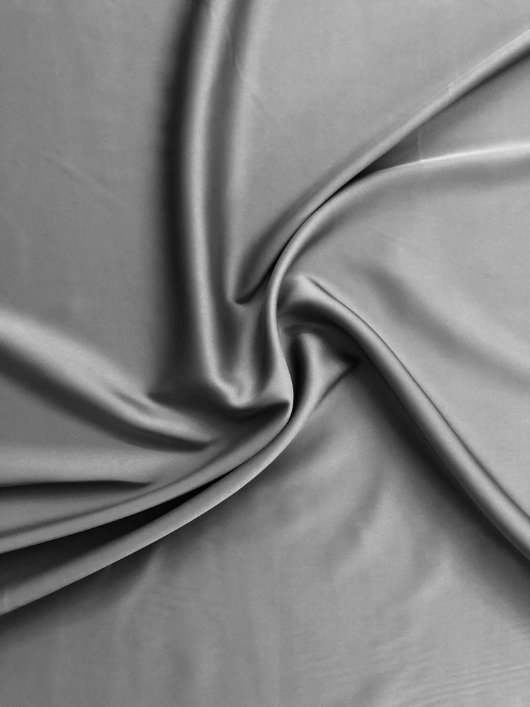 Umělé hedvábí / Silky fialovo šedé