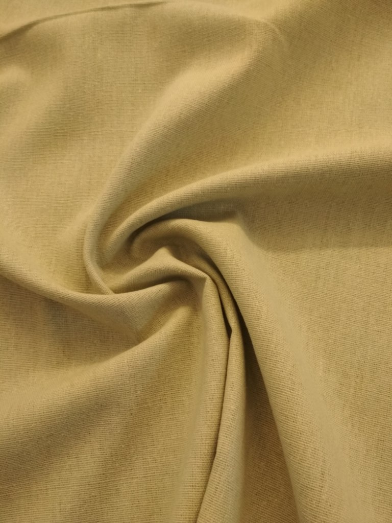Lněná látka zelenkavá