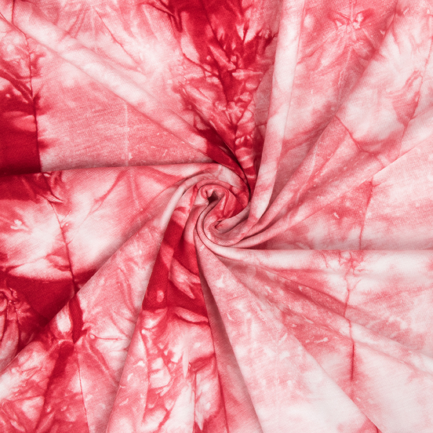 Bambusový úplet červená batika